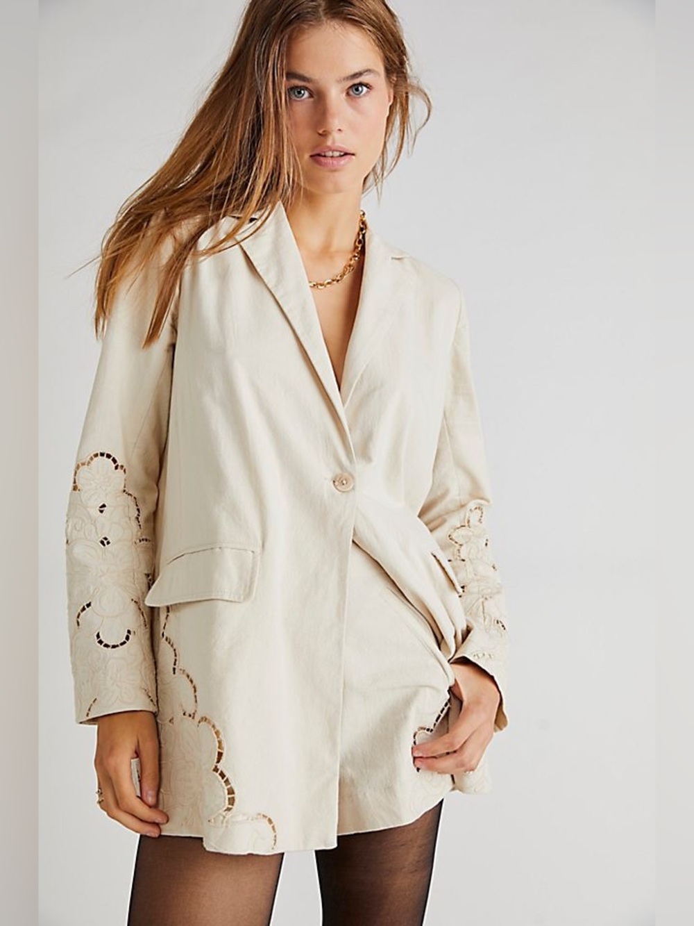 Free People Sweet Illusions Cutwork Suit Set